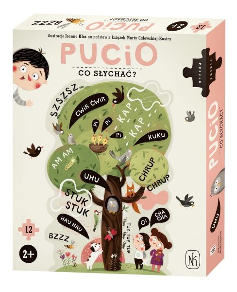 Pucio. Co słychać? Puzzle 12 elementów