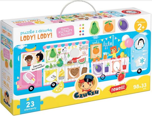CzuCzu. Puzzle z dziurką. Lody! Lody!