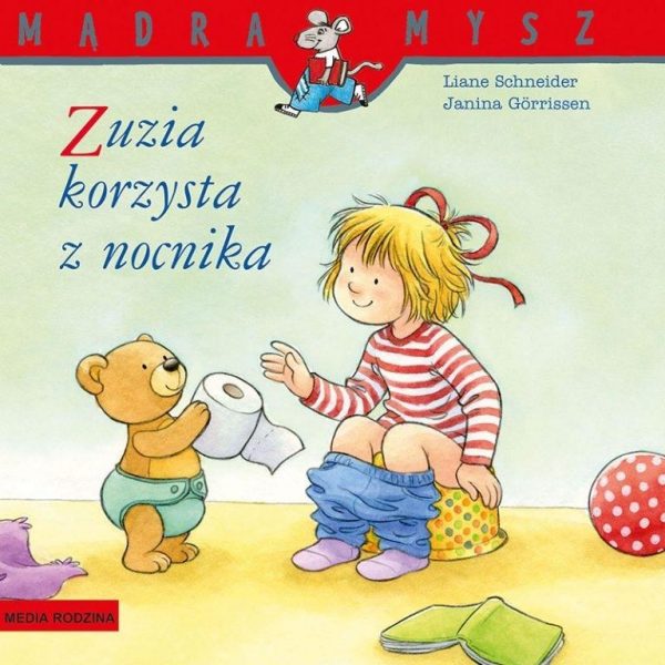 Mądra mysz. Zuzia korzysta z nocnika