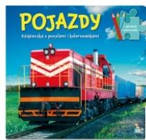 Pojazdy. Książeczka z puzzlami i kolorowankami