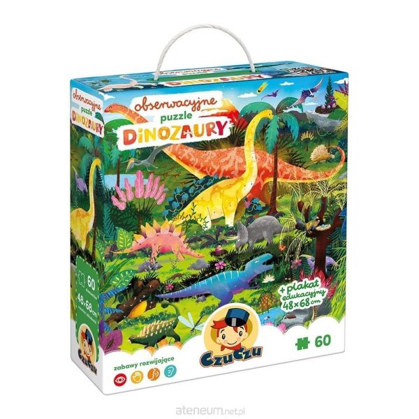 CzuCzu. Puzzle obserwacyjne. Dinozaury