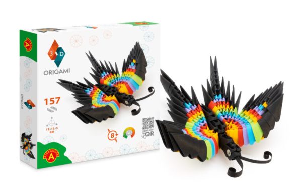 Origami 3D. Motyl, 157 elementów