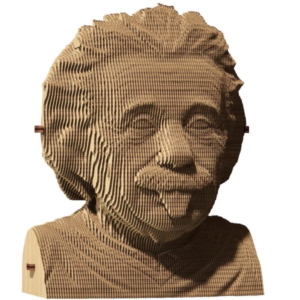 Puzzle 3D kartonowe – Albert Einstein