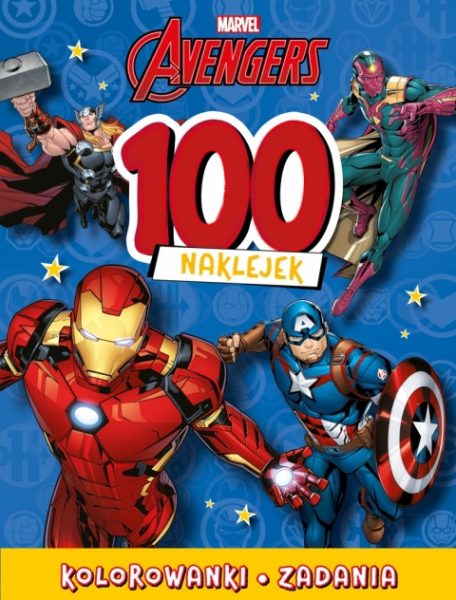 100 naklejek. Avengers. Marvel