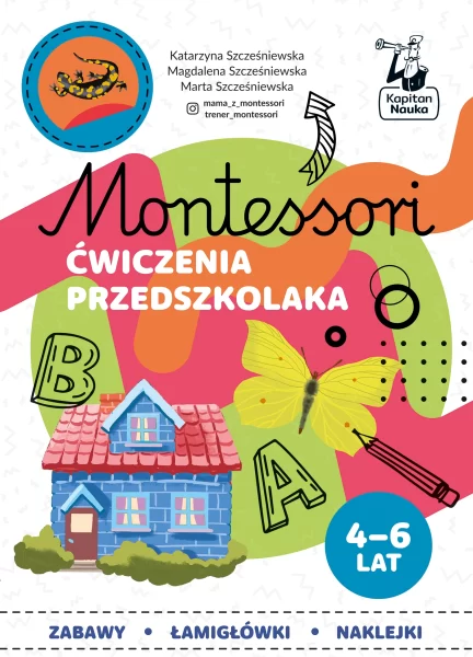 Ćwiczenia przedszkolaka 4-6 lata. Montessori
