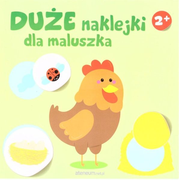 Duże naklejki dla maluszka 2+ – Kura