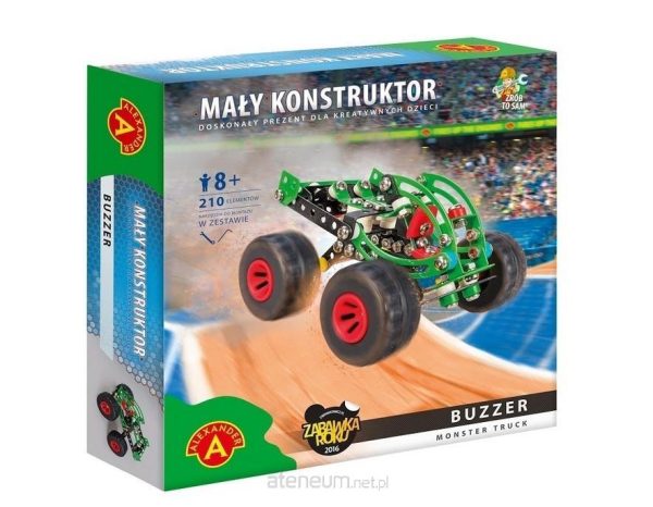 Mały Konstruktor Monster Truck – Buzzer ALEX