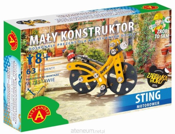 Mały Konstruktor. Motorower – Sting ALEX