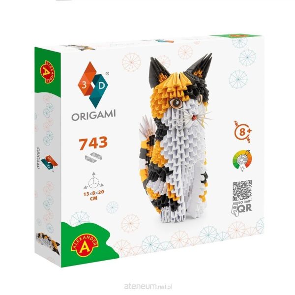 Origami 3D – Kot, 743 elementów ALEX