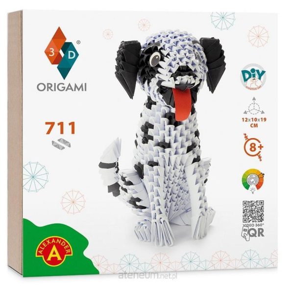 Origami 3D Dalmatyńczyk, 711 elementów ALEX