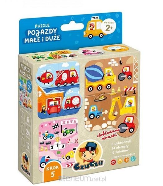 CzuCzu Puzzle Pojazdy małe i duże
