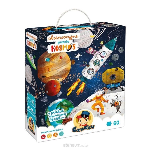 CzuCzu. Puzzle obserwacyjne 60 elementów. Kosmos