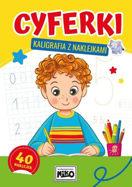Cyferki – kaligrafia z naklejkami