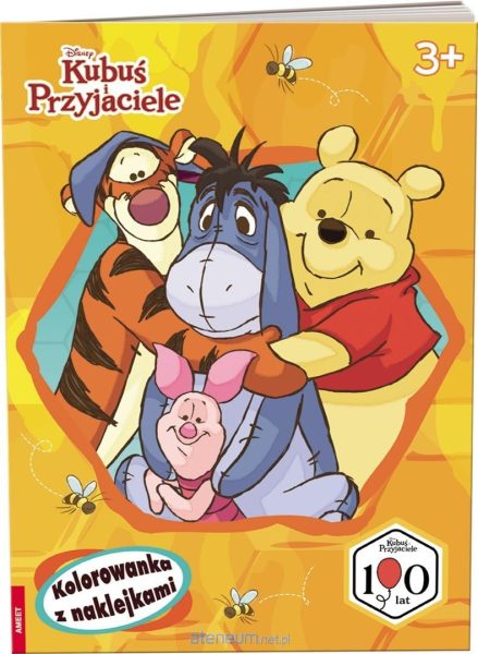 Disney Kubuś i przyjaciele. Kolorowanka, naklejki