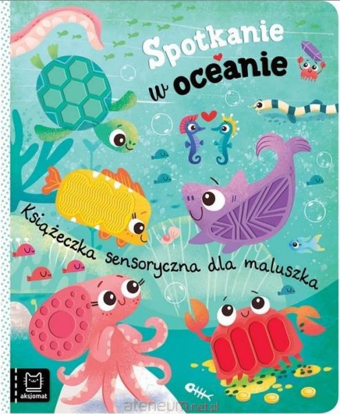 Spotkanie w oceanie. Książeczka sensoryczna