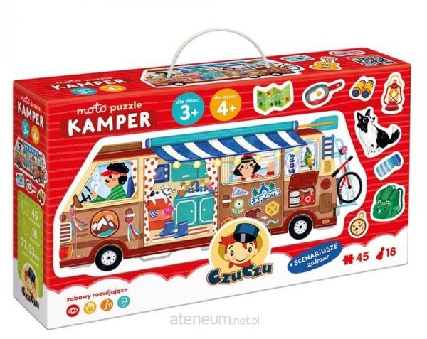 CzuCzu Moto puzzle Kamper 3+,4+