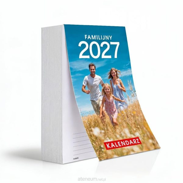 Kalendarz 2027 A5 zdzierak duży Familijny