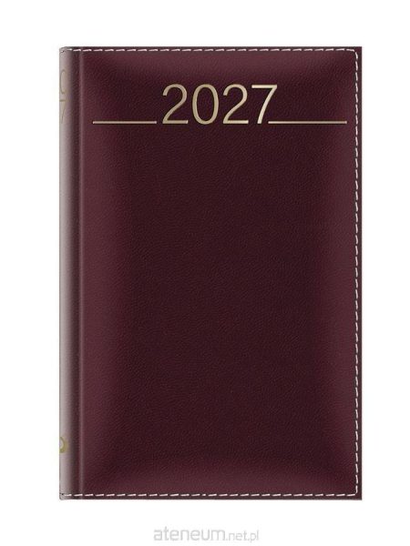 Terminarz 2027 B6 Madrid bordowy